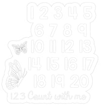 Load image into Gallery viewer, Numbers Plaque - Preset Colours