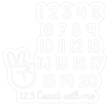 Load image into Gallery viewer, Numbers Plaque - Preset Colours