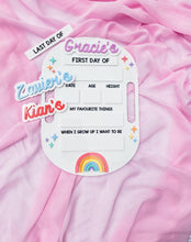 Load image into Gallery viewer, Rainbow First & Last Day Board