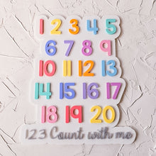 Load image into Gallery viewer, Numbers Plaque - Preset Colours
