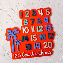 Load image into Gallery viewer, Numbers Plaque - Pick Your Own Colours