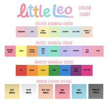 Load image into Gallery viewer, Triple Layer Rainbow Name Plaque - Squiggles