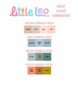 Load image into Gallery viewer, Triple Layer Rainbow Name - Under The Sea