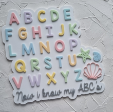 Load image into Gallery viewer, Alphabet Plaque - Preset Colours