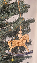 Load image into Gallery viewer, Rocking Horse Ornament - First Christmas