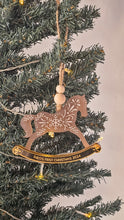 Load image into Gallery viewer, Rocking Horse Ornament - First Christmas