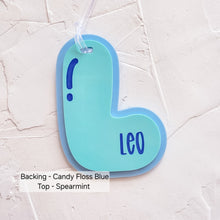 Load image into Gallery viewer, Bubble Letter Tags