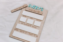 Load image into Gallery viewer, First & Last Day Board