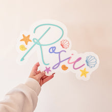 Load image into Gallery viewer, Rainbow Mermaid Name - Tilly Font
