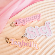 Load image into Gallery viewer, Double Layer Personalised Bag Tag / Keyring
