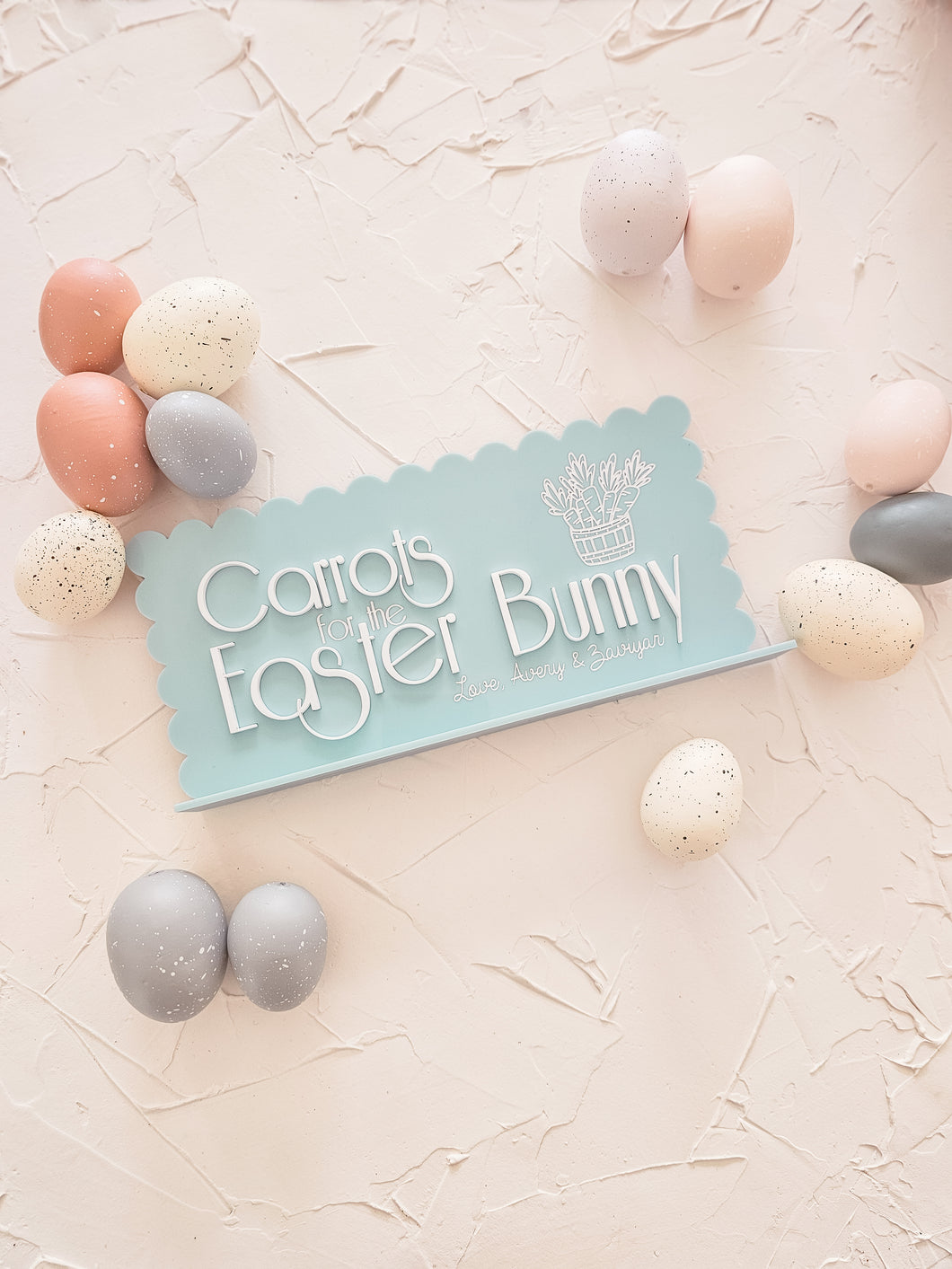 Carrots For The Easter Bunny Sign