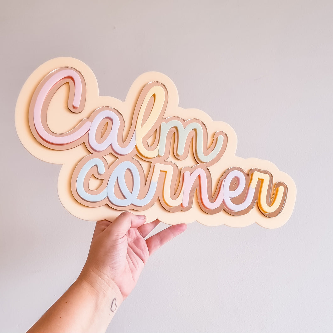 Calm Corner Plaque