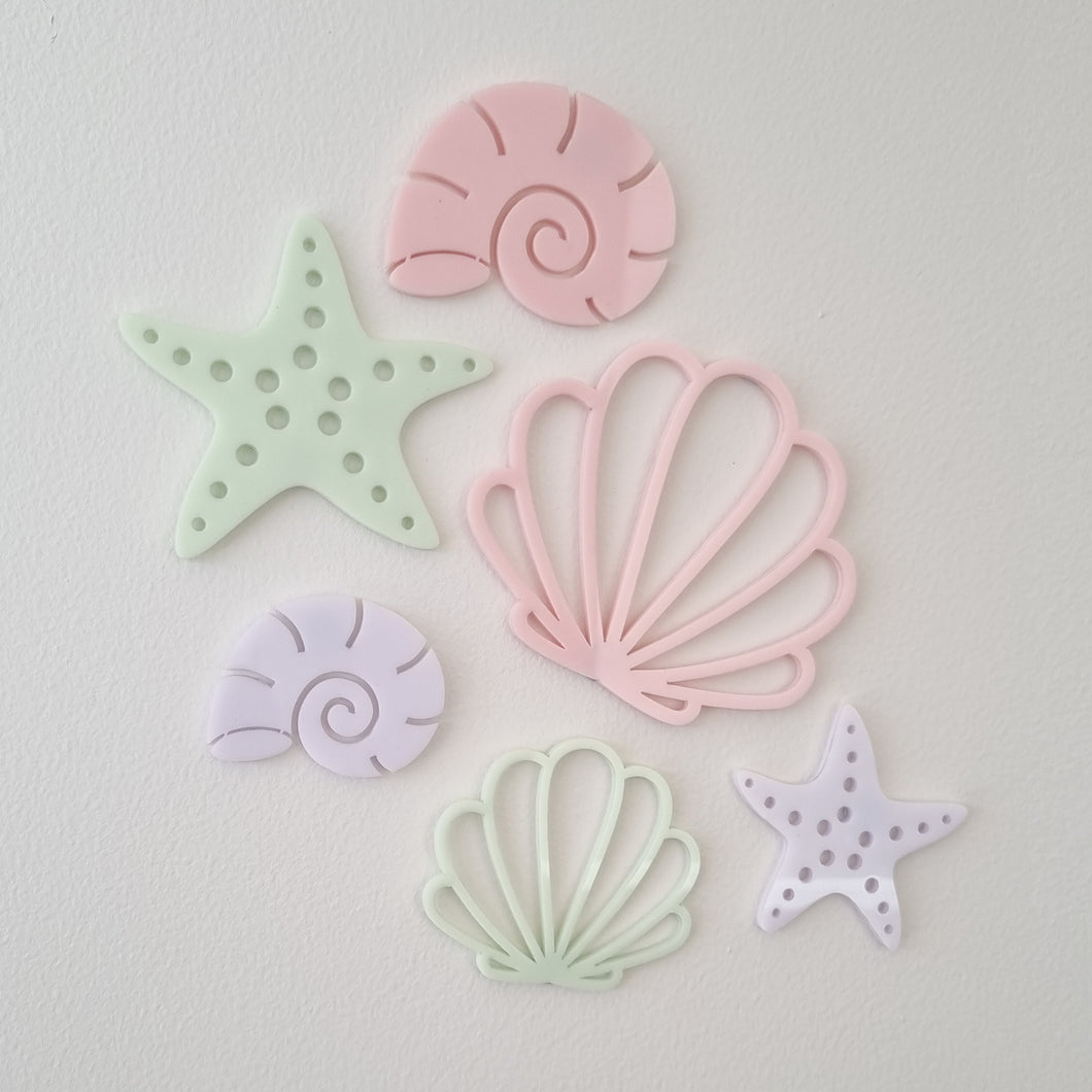 Scatter Shapes - Mermaid Inspired