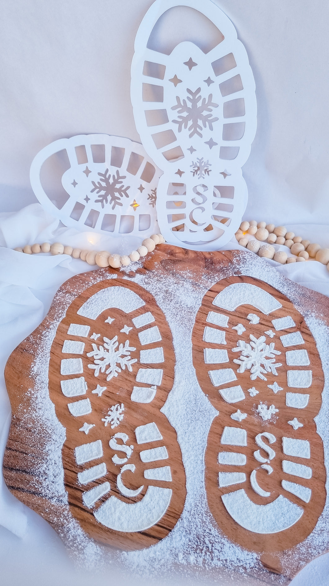 Santa Boot Stencil