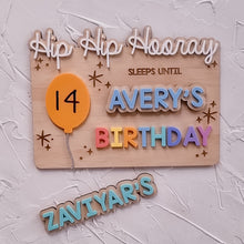 Load image into Gallery viewer, Birthday Countdown Plaque
