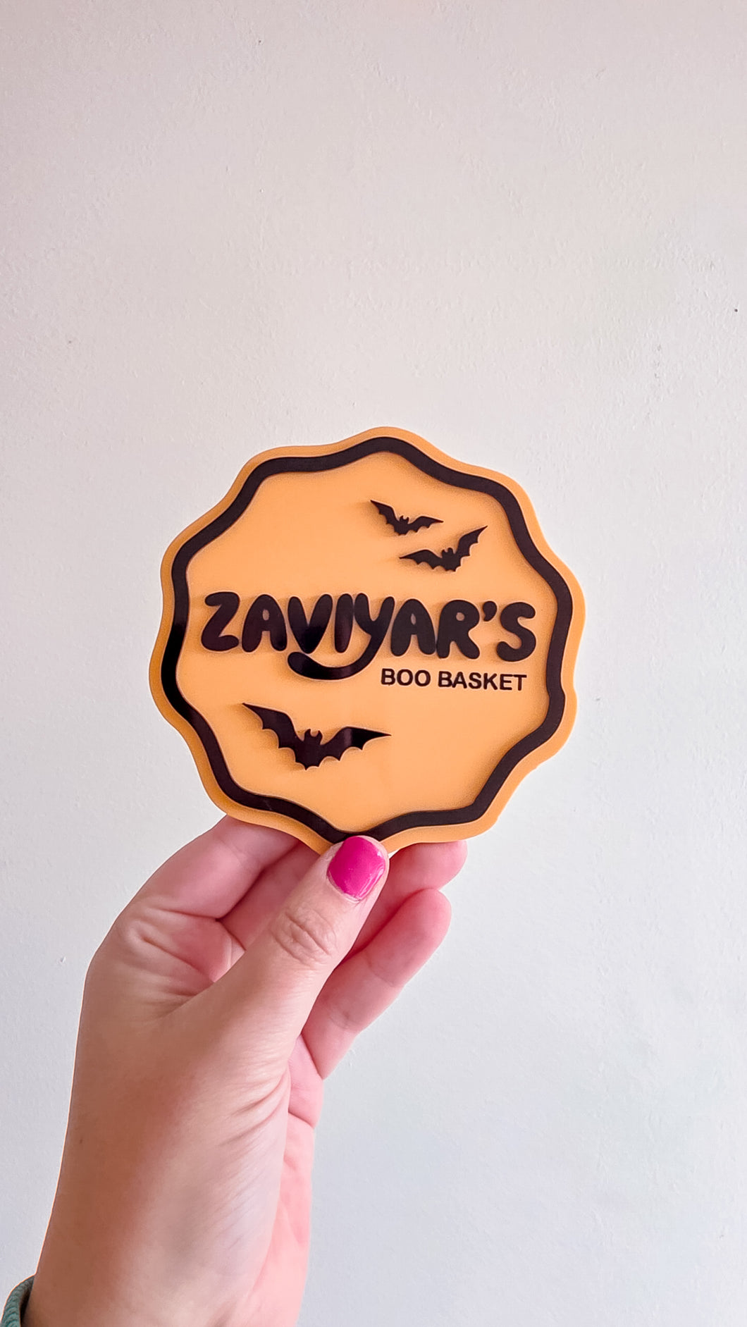 Boo Basket Plaque