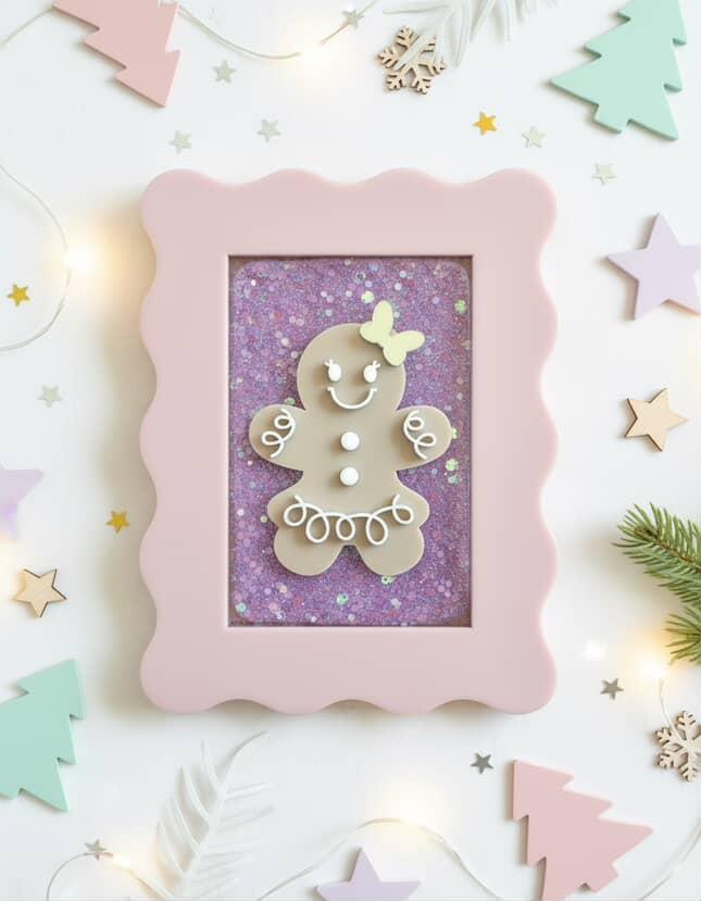 Snowglobe Colour Pop Frame - Gingerbread Girl
