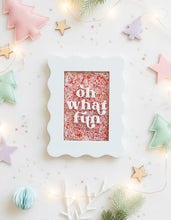 Load image into Gallery viewer, Snowglobe Colour Pop Frame - Oh What Fun
