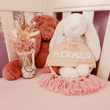 Load image into Gallery viewer, A Little Mermaid Sleeps Here Hanging
